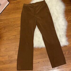 Coldwater Creek ♡ Suede Straight (wide) Leg Pants